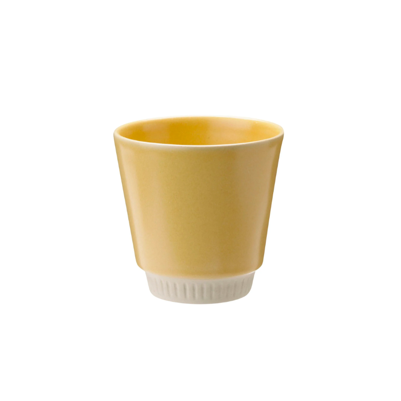 The Colorit Mug from Knabstrup Keramik in yellow.