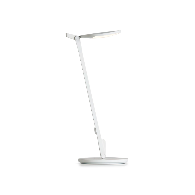 The Splitty Desk Lamp from Koncept in matte white.