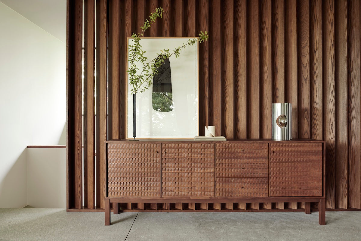 The Sono Sideboard by Ethnicraft in a living room