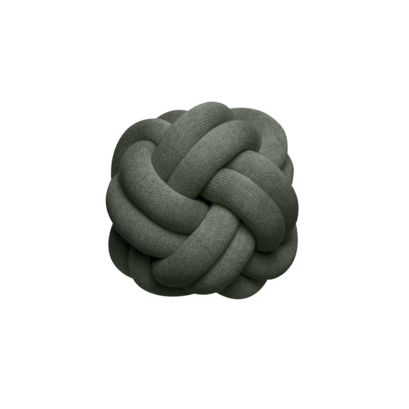 The versatile Knot Seat Cushion, Medium is a unique floor cushion that doubles as an ottoman, extra seating, or a decorative element in any living space. Crafted with a sculptural form instead of traditional patterns, this cushion is unlike anything you've seen. 