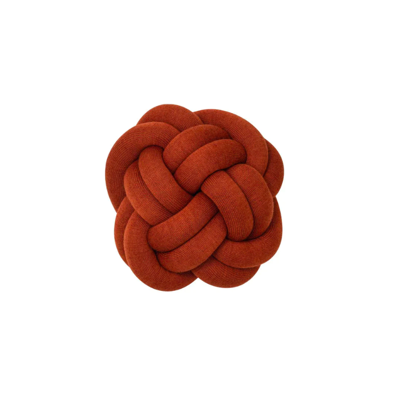 The versatile Knot Seat Cushion, Medium is a unique floor cushion that doubles as an ottoman, extra seating, or a decorative element in any living space. Crafted with a sculptural form instead of traditional patterns, this cushion is unlike anything you've seen. 