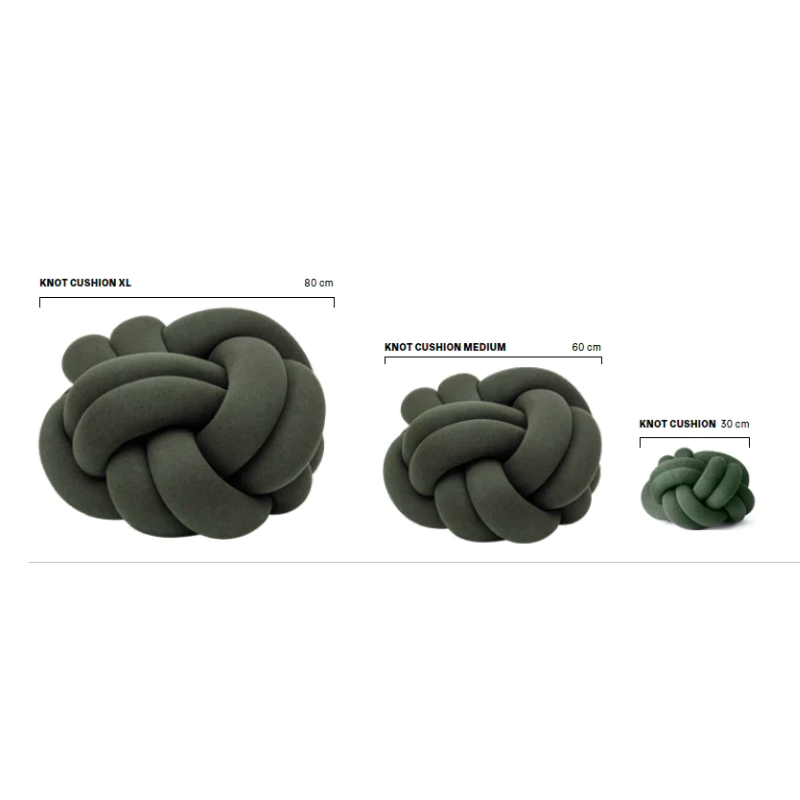 The versatile Knot Seat Cushion, Medium is a unique floor cushion that doubles as an ottoman, extra seating, or a decorative element in any living space. Crafted with a sculptural form instead of traditional patterns, this cushion is unlike anything you've seen. 