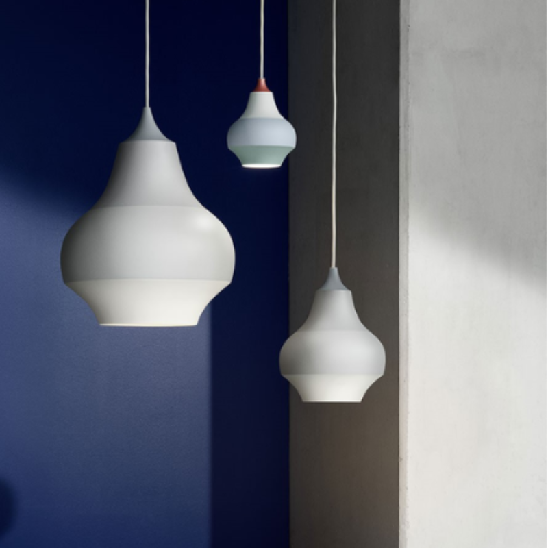 The Cirque from Louis Poulsen in a family space lifestyle photograph.