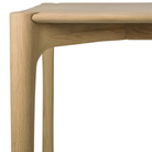 The Oak PI Dining Table by Ethnicraft from the corner close-up. all-groups