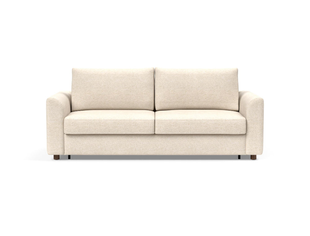 Innovation Living Neah King Size Sofa Bed with Curved Arms in Halifax Shell 365