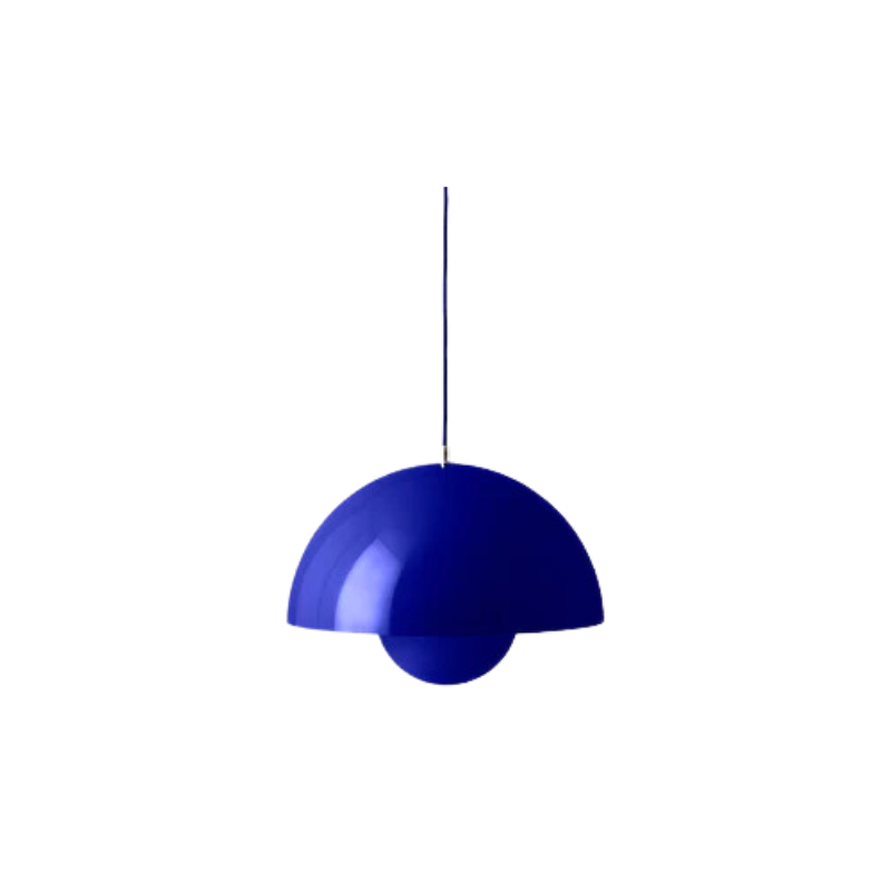 The Flowerpot VP2 Pendant Light by Verner Panton became synonymous with the Flower Power movement from the late 60s. Reflecting a break from convention to embrace a more open, modern mentality that promoted peace and harmony. Such was the mindset of its designer, Verner Panton. One of the most forward-thinking talents of his time. The Flowerpot series consists of several different models, including three pendants and two table lamps - all in a wide range of colors.