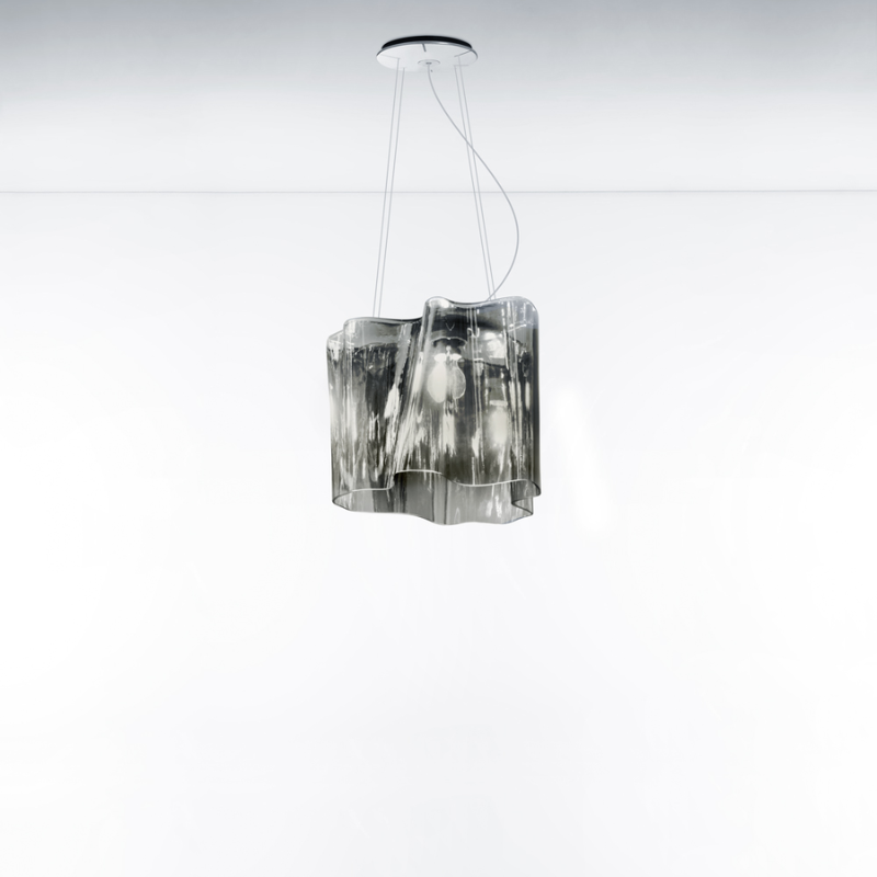 This is the Logico Suspension pendant light from Artemide in Smoky Grey.