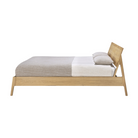 The name 'Air Bed' says it all: the idea was to add softness, roundness and overall lightness to the usual concept of a bed. Ethnicraft’s Air bed in solid oak manages to look sturdy yet light at the same time.
