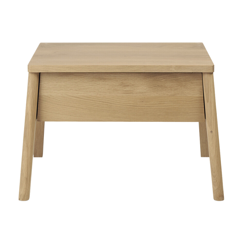 The solid oak Air Bedside Table from Ethnicraft.