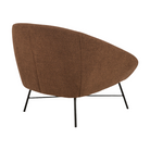 The Barrow Lounge Chair from Ethnicraft with the copper fabric choice.