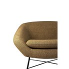 The Barrow Lounge Chair from Ethnicraft with the ginger fabric choice.