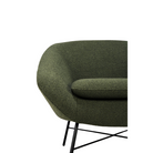 The Barrow Lounge Chair from Ethnicraft with the pine green fabric choice.
