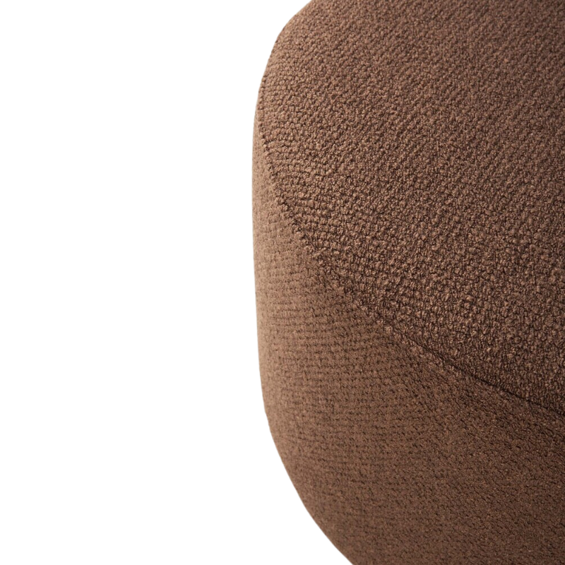 The Barrow Pouf in Copper Color is a cozy complement to any living space. Made with Italian fabrics in a range of hues, the Barrow pouf creates a relaxed atmosphere while doubling as additional seating for an indoor gathering. This easy-to-style item was designed by Jacques Deneef.