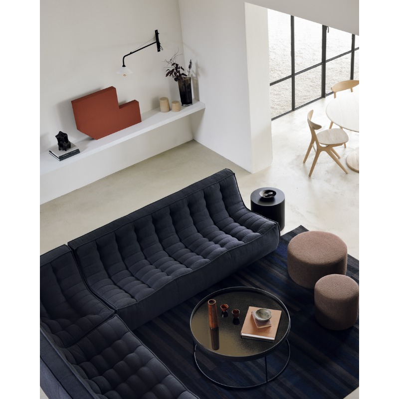 The Barrow Pouf in Copper Color is a cozy complement to any living space. Made with Italian fabrics in a range of hues, the Barrow pouf creates a relaxed atmosphere while doubling as additional seating for an indoor gathering. This easy-to-style item was designed by Jacques Deneef.