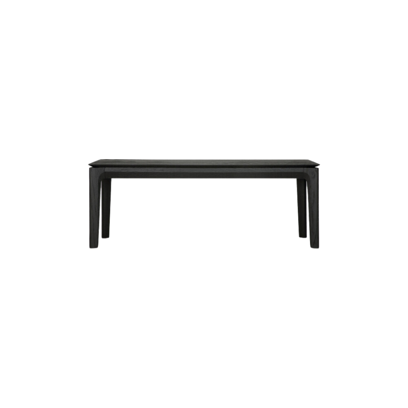 The Bok Bench from Ethnicraft in the black oak finish and 49.5 inch length.