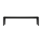 The Bok Bench from Ethnicraft in the black oak finish and 73 inch length.