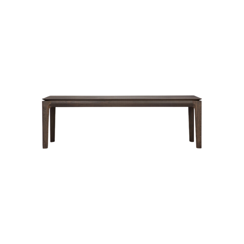 The Bok Bench from Ethnicraft in the brown oak finish and 57.5 inch length.