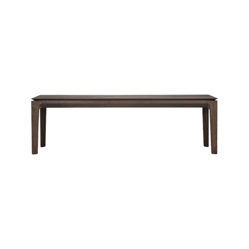 The Bok Bench from Ethnicraft in the brown oak finish and 65.5 inch length.