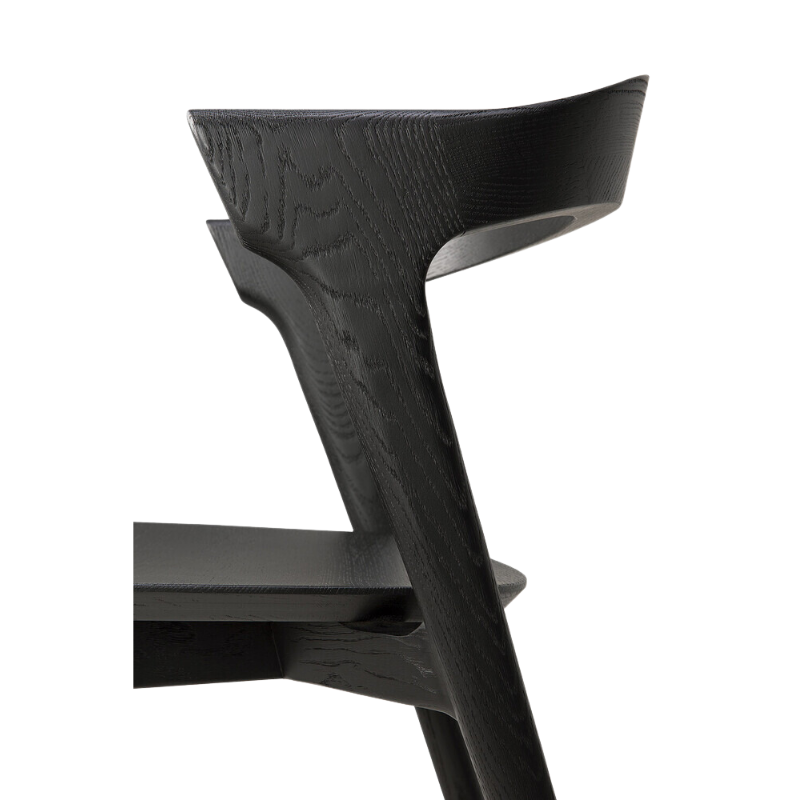 The Bok Dining Chair from Ethnicraft in black oak.