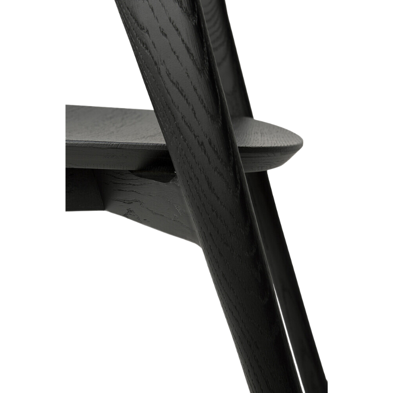 The Bok Dining Chair from Ethnicraft in black oak.