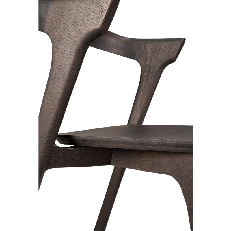 The Bok Dining Chair from Ethnicraft in brown oak.