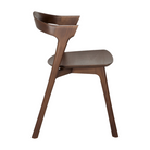 The Bok Dining Chair from Ethnicraft in brown teak.
