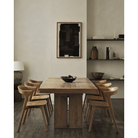 The Bok Dining Chair from Ethnicraft in a home lifestyle shot.