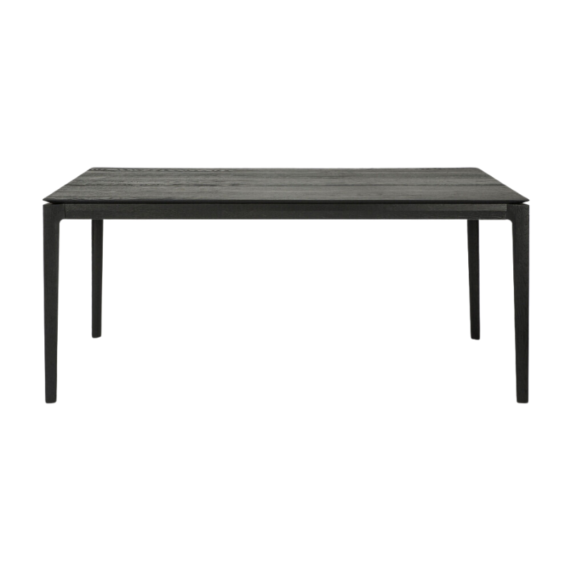 The Bok Dining Table from Ethnicraft in black oak, 63 inch size.