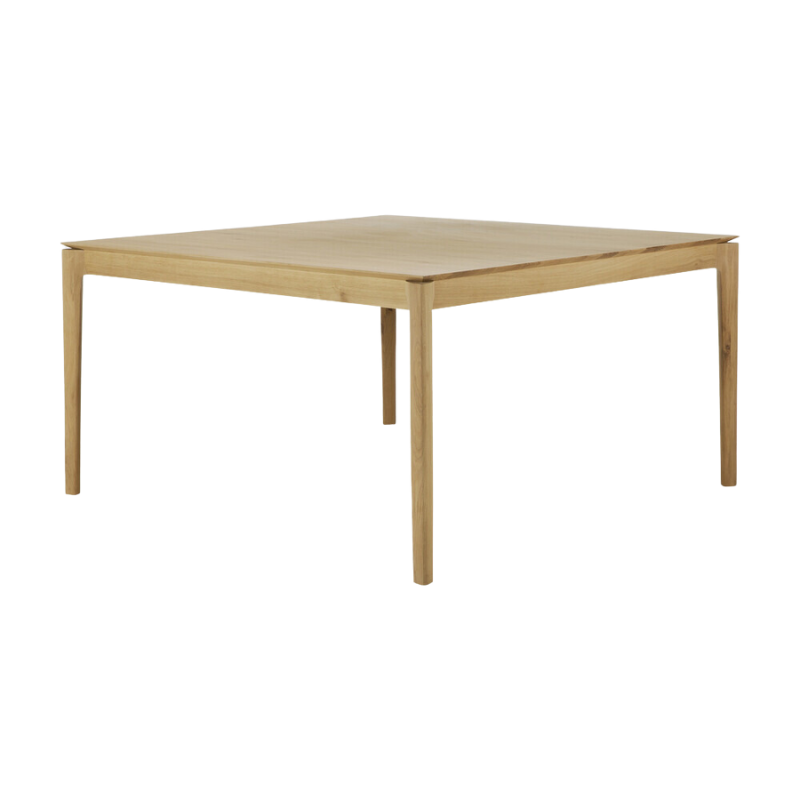 The Bok Dining Table from Ethnicraft in oak, 57.5 inch size.