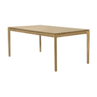 The Bok Dining Table from Ethnicraft in oak, 63 inch size.