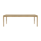 The Bok Dining Table from Ethnicraft in oak, 94.5 inch size.
