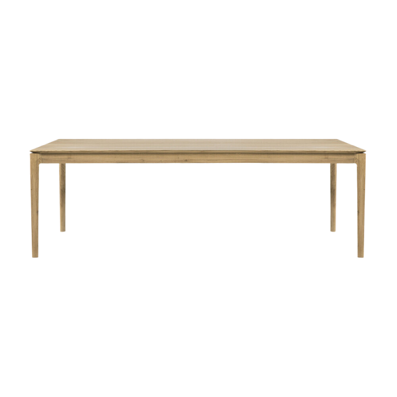 The Bok Dining Table from Ethnicraft in oak, 94.5 inch size.