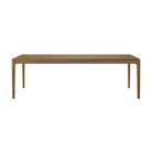 The Bok Dining Table from Ethnicraft in teak, 94.5 inch size.