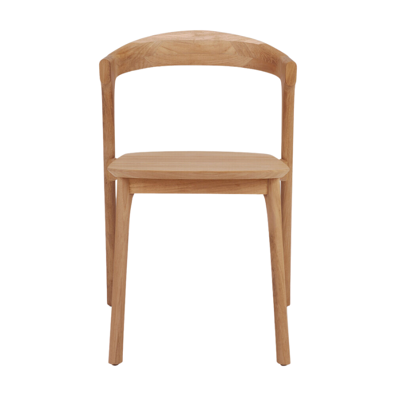 The Bok Outdoor Dining Chair from Ethnicraft in teak.