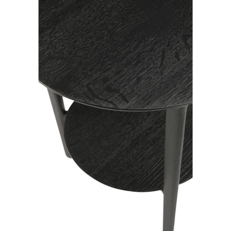 The Bok Side Table from Ethnicraft in black oak.