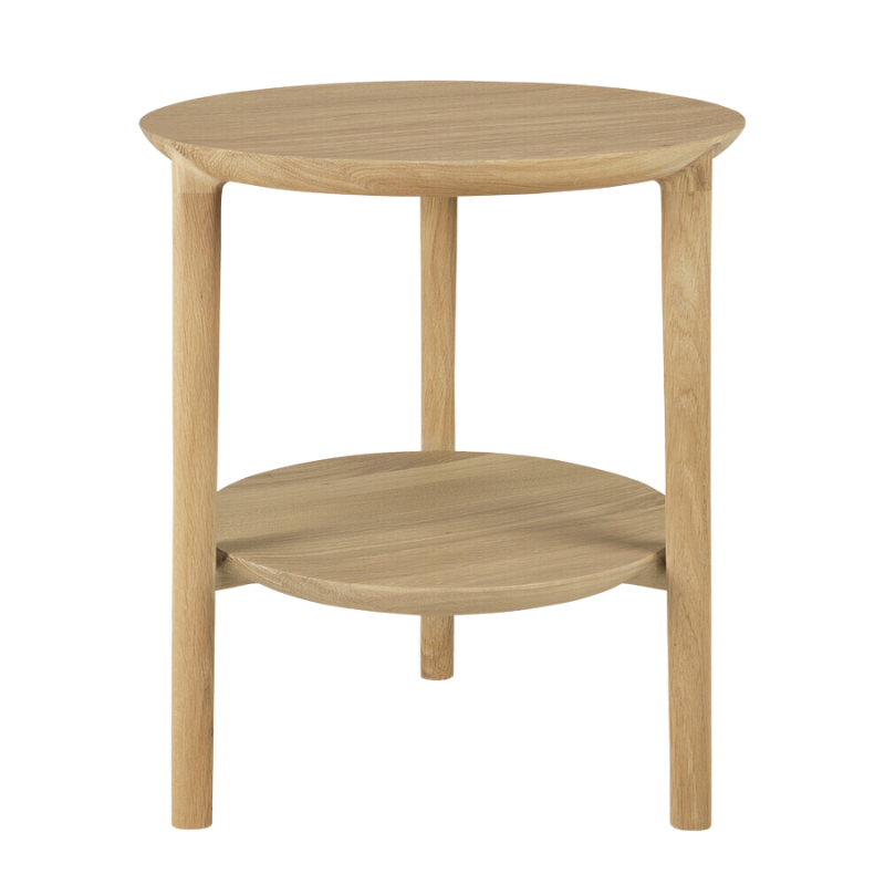 The Bok Side Table from Ethnicraft in oak.