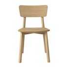 The Casale Dining Chair from Ethnicraft in solid oak.