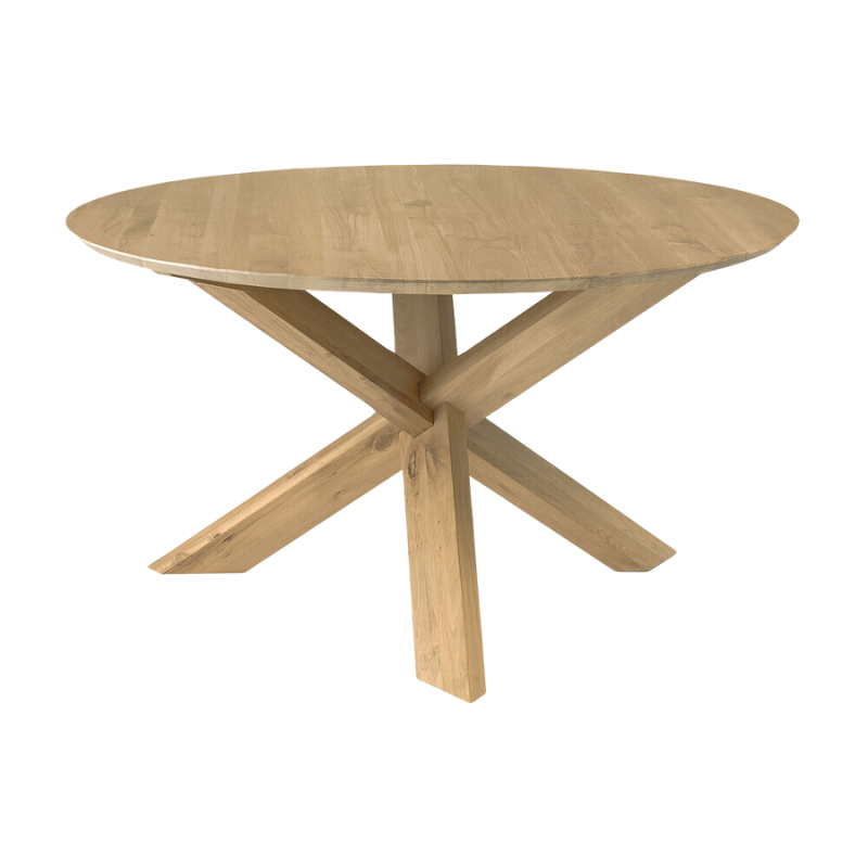 The 54 inch Circle Dining Table from Ethnicraft.