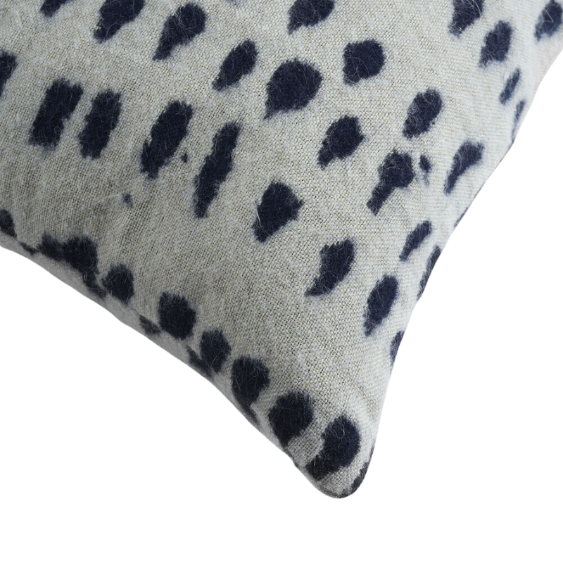 The Dots Cushion from Ethnicraft in an upclose shot.