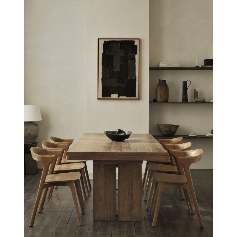 The Double Extendable Dining Table from Ethnicraft within a dining room.