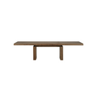 The Double Extendable Dining Table from Ethnicraft made from solid teak.