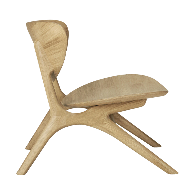 The Eye Lounge Chair from Ethnicraft made from solid oak.