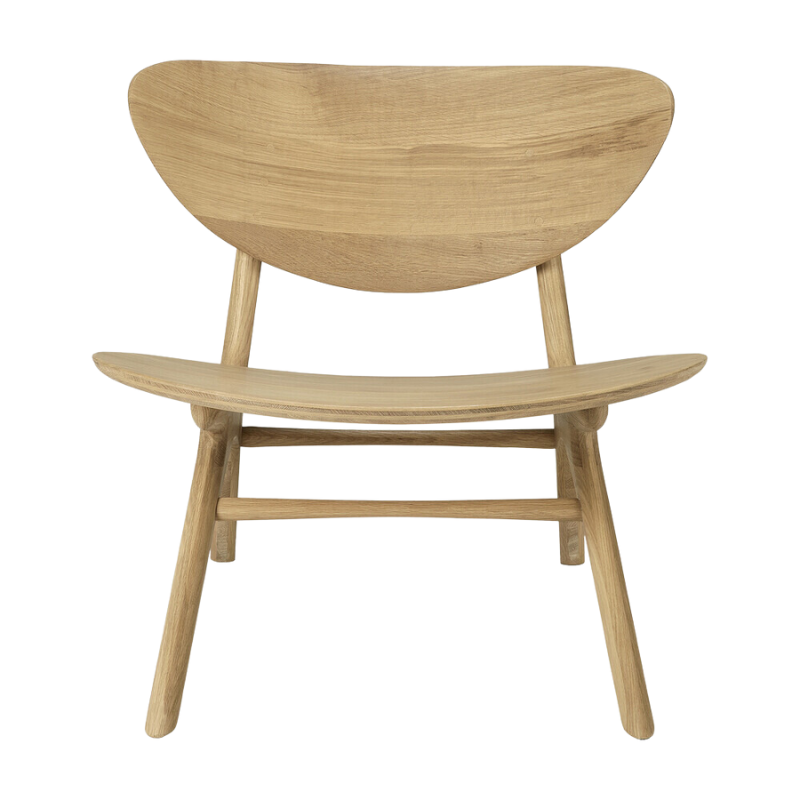 The Eye Lounge Chair from Ethnicraft made from solid oak.