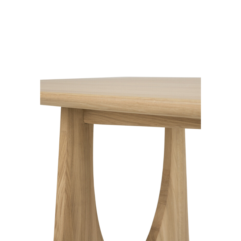 The Geometric Dining Table from Ethnicraft in solid oak.