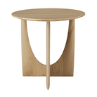 The Geometric Side Table from Ethnicraft made using solid oak.