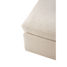 The Mellow Footstool from Ethnicraft in the off white fabric.