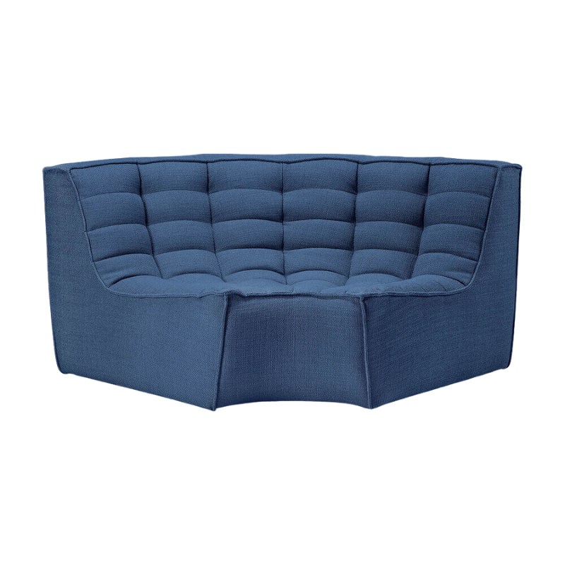 The N701 sofa is an inviting design that oozes comfort and relaxation. By combining the different modules and sizes, such as this N701 Round Corner Unit, you have unlimited possibilities when it comes to creating your own unique setting. Designed by Jacques Deneef, the N701 sofa comes in multiple colors and materials.