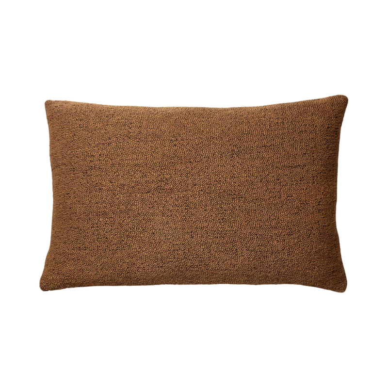 The Nomad Rectangular Outdoor Cushion by Ethnicraft in marsala.