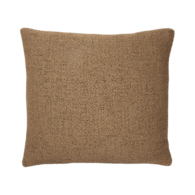 The Nomad Square Outdoor Cushion from Ethnicraft in cumin.