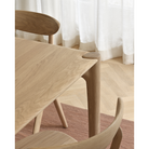 The PI collection honors nature’s design by keeping the strength, curves and lines, as nature intended. Interesting shapes are discovered in this sleek and stylish, polished imperfect, finish. Each PI item is finished by hand to ensure that the individual character of the wood is respected. The PI dining table offers a balanced place to gather and share memories with loved ones.